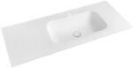 Sapho TREOS Rockstone pult, jobbos, 96, 6x51, 3cm, matt fehér (TS097-0101-R) (TS097-0101-R)