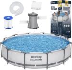 Bestway Steel Pro Max fémvázas medence 366x76 cm, 6473 l, szűrőszivattyúval (11052)