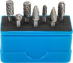CONDOR Set de freze din carbură, forma A / B / C / D / F / G, 7 bucăți, ø 10 mm, Condor 9817 (CR-9817)