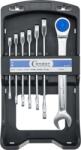 CONDOR Set chei cu clichet / chei cu cap deschis, în afișaj autoservire, 7 bucăți, 8-19 mm, Condor 4127 (CR-4127)