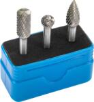 CONDOR Set freze din carbură, forma B / D / G, 3 bucăți, ø 10 mm, Condor 9813 (CR-9813)