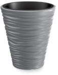 Prosperplast Sand Low virágcserép, 40 cm - kő szürke (DBSA400-405U)