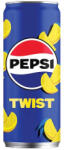 Pepsi Cola Twist colaízű szénsavas üdítőital citrom íz-330ml - koffeinzona