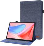  Husă FABRIC cu clapetă pentru Lenovo Tab 10.1 albastru