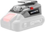 GRAPHITE Powerbank adapter + LED lámpa, Energy+ (18V) (akku és töltő nélkül) (58G025)