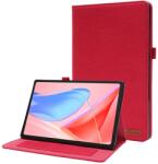  FABRIC Flip tok Lenovo Tab 10.1 piros színben