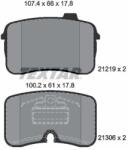 TEXTAR Fékbetét készlet TEXTAR 2121901 for AUDI, SEAT, SKODA, VW (2121901)