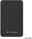 Verbatim Power bank, külső akkumulátor, vezeték nélküli, 10.000mAh, VERBATIM 'Charge n Go Essentials', fekete (32227)