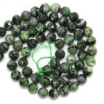  Zoisit in Rubin Margele Pietre Semipretioase Rotund Fatetat - 10 mm