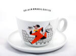 Dacaté Srl Golden Brasil Caffé Colosseo porcelán cappuccino csésze + csészalj