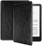 Amazon 2011 / Kindle 2012 Smart Tok - Elegáns bőrhatású fekete