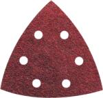 ABRABORO 94 x 94 mm delta csiszolópapír 6 lyukkal, 80-as szemcseméret, 50 db/csomag (030494940080) - geratech