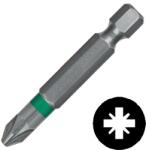 ABRABORO PZ 1 x 50 mm Pozidrive bit, 2 db/csomag (061803101510) - geratech
