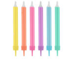  Színes Jumbo Neon tortagyertya, gyertya szett 12 db-os (MLG131444) - decorit