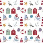 Ambiente Nautical items papírszalvéta 33x33cm, 20db-os