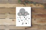 4 Decor Tablou canvas 25x35cm - Cute cloud
