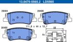ATE set placute frana, frana disc ATE Ceramic 13.0470-5565.2 (13.0470-5565.2)