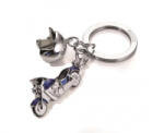 TROIKA Kulcstartó, 2 charm dísszel, SWAROVSKI kristályokkal, 'Key cruising' (TROKR1323CH) (TROKR1323CH)