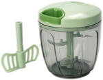 ROSBERG Ръчен чопър с въже Rosberg R51215B, 900 ml, 5 ножа, Приставка за яйца, Зелен (555R51215B) - topmall