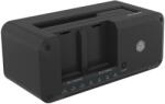 RaidSonic Clone & DockingStation 2.5"/3.5" SATA/m. 2 NVMe PCIe NVMe / SATA3 USB3.2 Gen2×1 A USB3.2 Gen2×1 C dokkoló (IB-2924MSCL-C31) (IB-2924MSCL-C31)