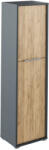  Polc szekrény, grafit/tölgyfa artisan, RIOMA NEW TYP 08 (KD-0000281225)