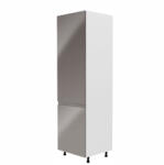  Szekrény a beépíthető hűtőhöz Aurora D60ZL, fehér, szürke