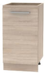  Alsószekrény 45 1DV, tölgy sonoma, NOVA PLUS NOPL-063-0S