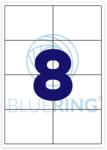 Bluering Etikett címke, 105x70mm, 100 lap, 8 címke/lap Bluering® (BRET114) - nyomtass-olcson