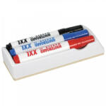  Táblamarker+törlő Készlet 3szín Fekete Kék Piros Ico Plan Xxl (9570124001) - nyomtass-olcson