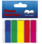 Info Notes Jelölőcímke GLN 12x44 mm, 5x25 lap, 5 szín, oldaljelölő (műanyag) (3007644)