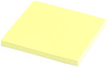 Evo Jegyzettömb static, ragasztó nélkül tapadó 100 lap 75x75 mm neon sárga (EV6C20GA)