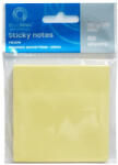 Bluering Jegyzettömb öntapadó, 75x75mm, 80lap, Bluering® , sárga (JJ50301-80) - nyomtass-olcson