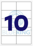 BLUERING Etikett címke, 105x57mm, 100 lap, 10 címke/lap Bluering® (BRET116) - nyomtass-olcson