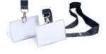 Durable Névkitűző DURABLE CLICK FOLD 54 x90 mm, textilszalaggal, 10db/csomag, áttetsző (821719) - nyomtass-olcson