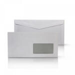 Bluering BORÍTÉK LC6/5 ENYVEZETT BÉLÉSNYOMOTT JOBB ABLAKOS 45*90 ABLAKMÉRETTEL GÉPI TÖLTÉSHEZ 1000DB 114x229 MM KÜLSŐ FÜLES (BORC65AJ4590) - nyomtass-olcson