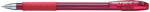  Golyóstoll kupakos 0, 35mm, háromszög fogózóna Pentel Feel it BX487-B, írásszín piros (32670) - nyomtass-olcson