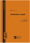  Ambuláns Napló, 50x2 Lapos, A/5 C. 3410-5/v (c34105v) - nyomtass-olcson