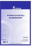  Nyomtatvány, átadás-átvételi elismervény, 25x3, A5, VICTORIA 'B. 13-69 (NVB1369DB) - nyomtass-olcson