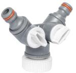 Bradas White Line Y elosztó, elzárható 1"-3/4" (WL-2222) (21288)
