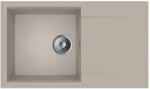 MOFÉM Zenit 78 1B1D gránit mosogatótálca, 1 medencés, 1 csepptálcás, 780x460mm, bézs (M-760012802B2) (760012802B2)