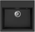 MOFÉM Zenit 1B gránit mosogatótálca, 1 medencés, metál fekete (M-760012801N3) (760012801N3)