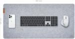 Artimo Desk Mat Felt Series Prémium Filc Egérpad - M 80x40 cm, Világos szürke