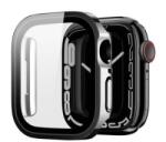 Dux Ducis HAMO műanyag keret (ütésállóság, fém hatás + kijelzővédő) FEKETE Apple Watch Series 9 41mm / Watch Series 8 41mm / Watch Series (GP-140449)