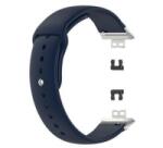 gigapack Pótszíj (egyedi méret, szilikon, fém kapocs) SÖTÉTKÉK Huawei Watch Fit ' csomagolás' (GP-138015) (GP-138015)