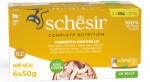 Schesir 6x50g Schesir Complete Nutrition Filet tonhal & csirke aszpikban nedves macskatáp