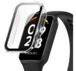 gigapack Műanyag keret (ütésállóság + kijelzővédő üveg) ÁTLÁTSZÓ Xiaomi Redmi Smart Band 2 / Smart Band 8 Active ' csomagolás (GP-150352)