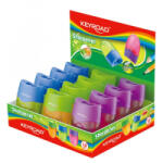 Keyroad Hegyező 2 lyukú tartályos 12 db/display Mellow vegyes színek (KR971687) (KR971687)