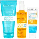 BIODERMA - Pachet Family Bioderma Photoderm - Spray SPF 30 200 ml, Crema dupa plaja 200 ml, Crema minerala copii SPF 50+ 50 g