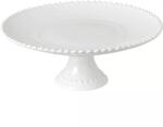 Costa Nova Pearl Tányér talpon, magasság: 128 mm, átmérő: 340 mm, Fehér