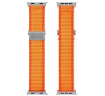 Dux Ducis YC pótszíj (egyedi méret, kicsi, nylon, SPORT) NARANCSSÁRGA Apple Watch Series 5 40mm / Watch Series 4 40mm / Watch Series 3 38mm (GP-162962)
